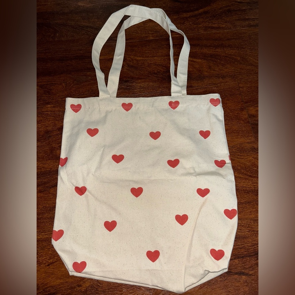 Heart Patterned Tote Bag